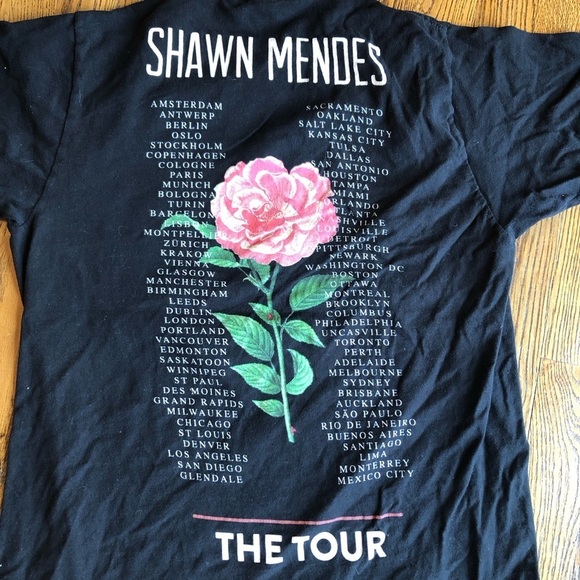 Shawn Mendes concert Tour T-Shirt - Picture 5 of 5